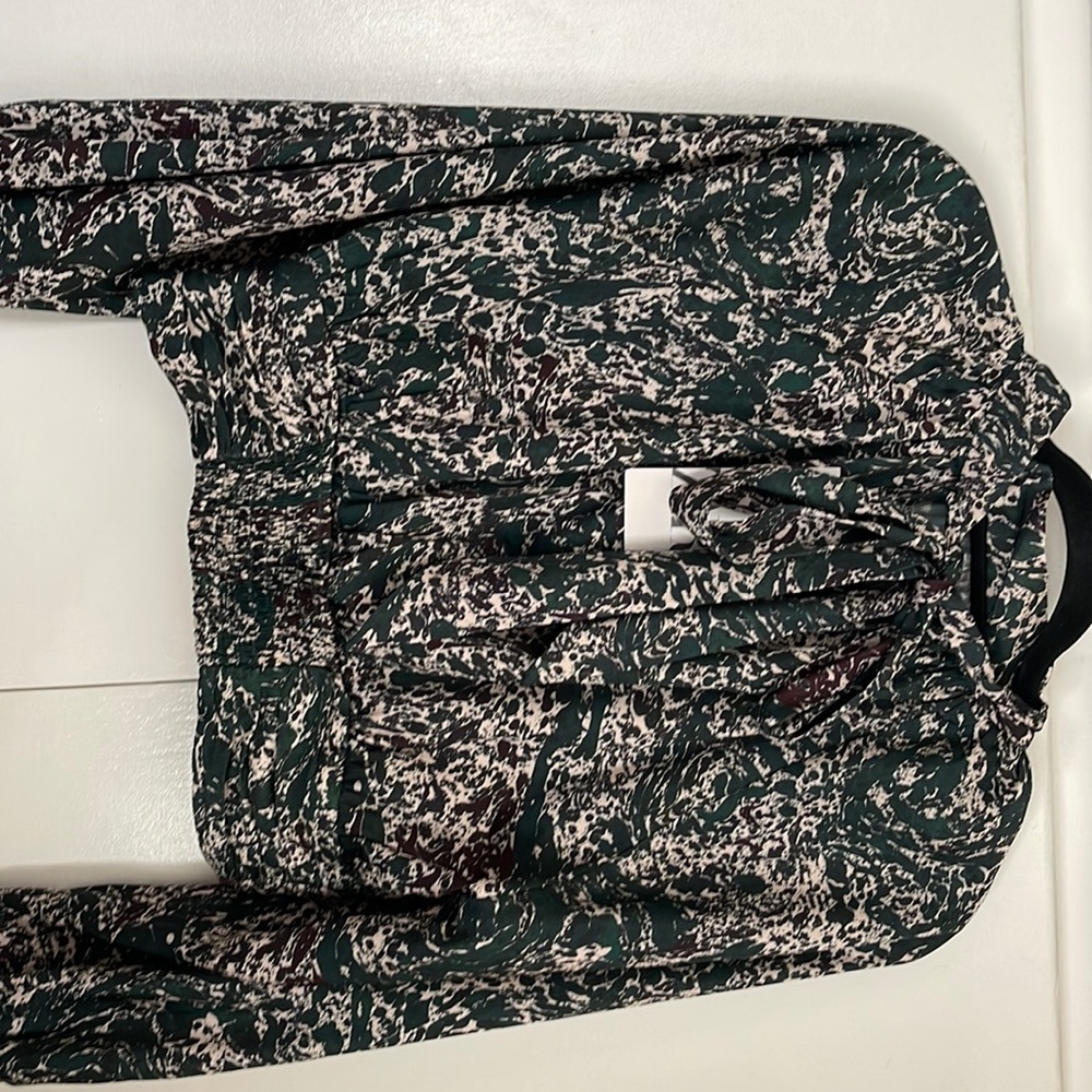 Beautiful silky Zara Cropped top